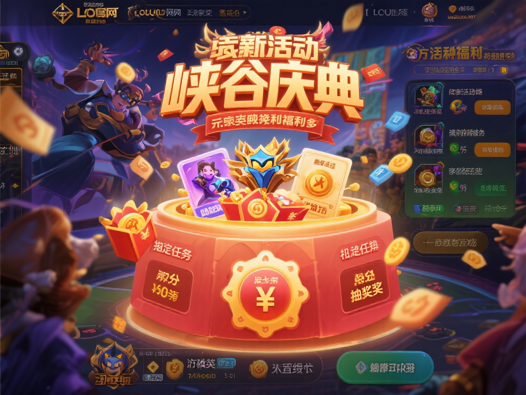 LOL官方活动送豪礼,助你主宰召唤师峡谷! 一 官方活动福利多 好礼拿到手软
LO